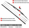 Replacement for Jeep Wrangler Windshield Wiper Blades - 16"+16" Front Window Wiper - fit 2018-2018 Vehicles - OTUAYAUTO Factory Aftermarket