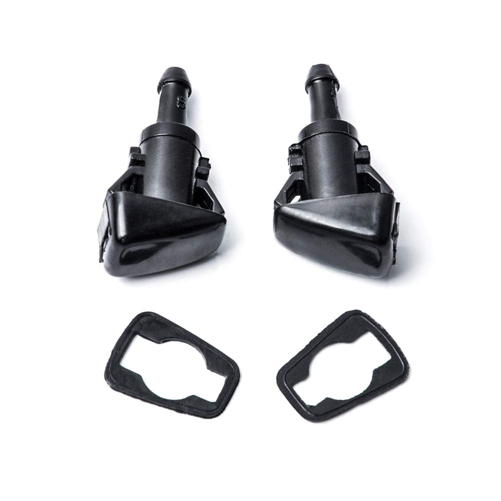 OTUAYAUTO Front Windshield Washer Nozzles - for Chrysler, Dodge, Jeep, Ram - Replaces OEM #: 4805742AB, Spray Jet Kit (pack of 2)