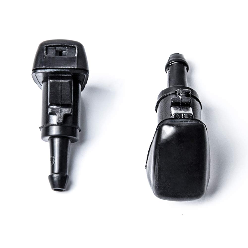 OTUAYAUTO Front Windshield Washer Nozzles - for Chrysler, Dodge, Jeep, Ram - Replaces OEM #: 4805742AB, Spray Jet Kit (pack of 2)