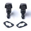 OTUAYAUTO Front Windshield Washer Nozzles - for 08-11 Ford Focus, 07-11 Ford Edge, 07-10 Lincoln MKX Base Sport Premium Sport - Replaces OEM #: 8S4Z-17603-AA, 7T4Z-17603-A, Spray Jet Kit (pack of 2)