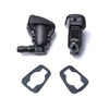 OTUAYAUTO Front Windshield Washer Nozzles - for 08-11 Ford Focus, 07-11 Ford Edge, 07-10 Lincoln MKX Base Sport Premium Sport - Replaces OEM #: 8S4Z-17603-AA, 7T4Z-17603-A, Spray Jet Kit (pack of 2)