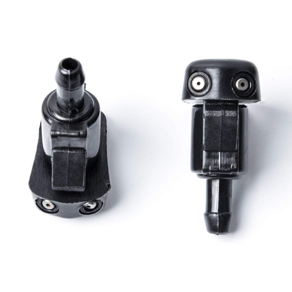 OTUAYAUTO Front Windshield Washer Nozzles - for 99-08 Toyota Corolla, 97-01 Toyota Camry, 05-10 Toyota Tacoma, 00-05 Toyota Echo - Replaces OEM #: 85381-AA010, Spray Jet Kit (pack of 2)