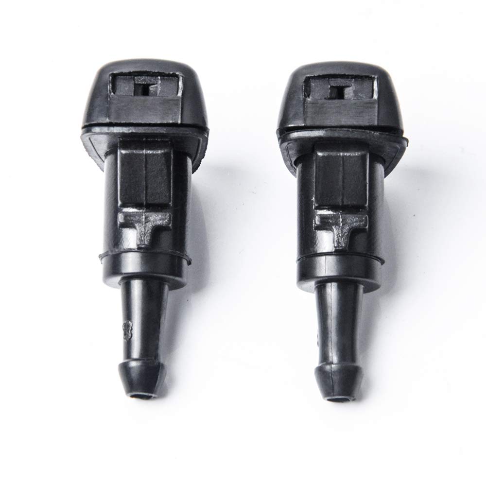 OTUAYAUTO Front Windshield Washer Nozzles - for Chrysler, Dodge, Jeep, Ram - Replaces OEM #: 4805742AB, Spray Jet Kit (pack of 2)