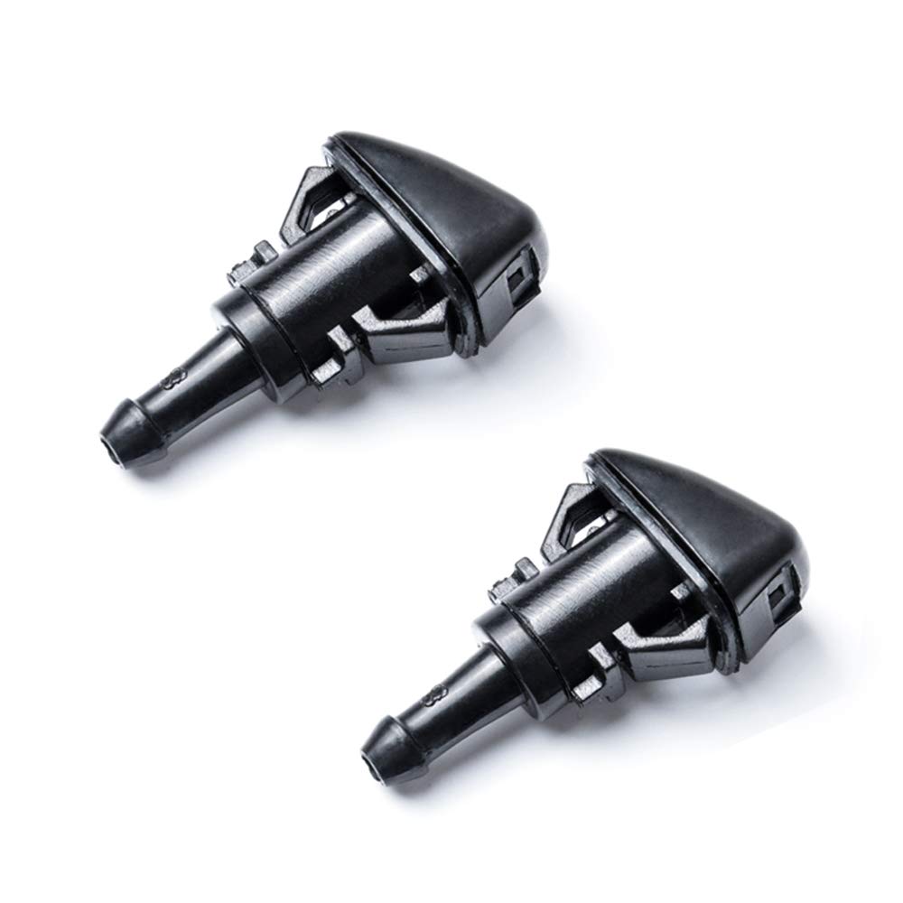 OTUAYAUTO Front Windshield Washer Nozzles - for Chrysler, Dodge, Jeep, Ram - Replaces OEM #: 4805742AB, Spray Jet Kit (pack of 2)