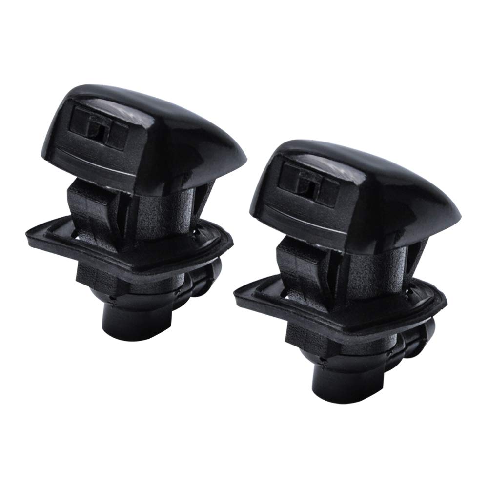 OTUAYAUTO Front Windshield Washer Nozzles - for 04-10 Toyota Sienna | Corolla | Solara | Tundra - Replaces OEM #: 85381-AE020, Spray Jet Kit (pack of 2)