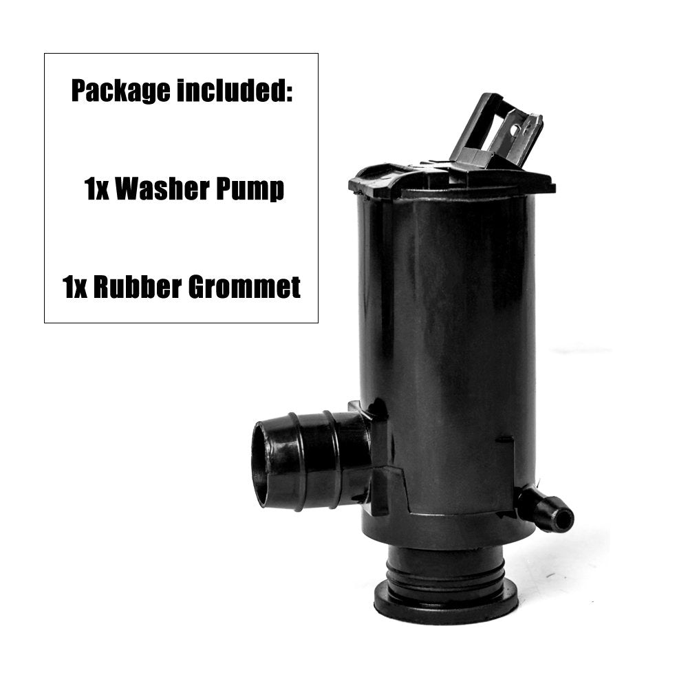 OTUAYAUTO QWP010 Windshield Washer Pump with Grommet for Acura / Honda / Suzuki