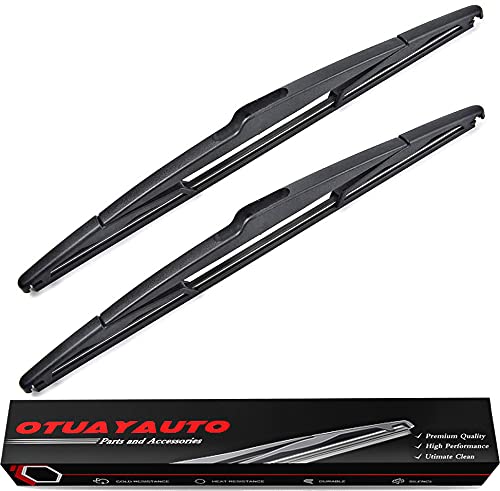 OTUAYAUTO Rear Windshield Wiper Blades - 2 Pieces of 14" Car Back Window Wiper - for Ford Edge, Lincoln MKX, Jaguar X-Type, Volvo XC60