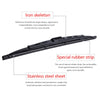 OTUAYAUTO Rear Windshield Wiper Blades - 2 Pieces of 13" Car Back Window Wiper - Replacement for Jeep, Honda, Cadillac, Ford, Chevy, GMC, Kia, VW, Toyota