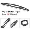 OTUAYAUTO Rear Windshield Wiper Blades - 2 Pieces of 14" Car Back Window Wiper - Replacement for Acura MDX RDX, Honda CRV Pilot, Subaru Forester Outback Impreza