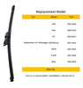 OTUAYAUTO Rear Windshield Wiper Blades - 2 Pieces of 11" Car Back Window Wiper - for VW Golf, Polo, GTI 2010-2018
