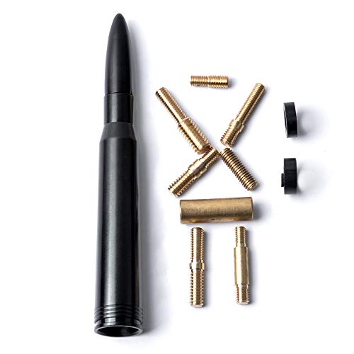 OTUAYAUTO Bullet Antenna for Ford F150 F250 F350 - Anti Theft Thread Locking - Short Replacement Antenna