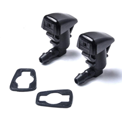 OTUAYAUTO Front Windshield Washer Nozzles - for 08-11 Ford Focus, 07-11 Ford Edge, 07-10 Lincoln MKX Base Sport Premium Sport - Replaces OEM #: 8S4Z-17603-AA, 7T4Z-17603-A, Spray Jet Kit （pack of 2）