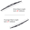Replacement for Mazda 2 Windshield Wiper Blades - 24"+14" Front Window Wiper - fit 2011-2014 Vehicles - OTUAYAUTO Factory Aftermarket