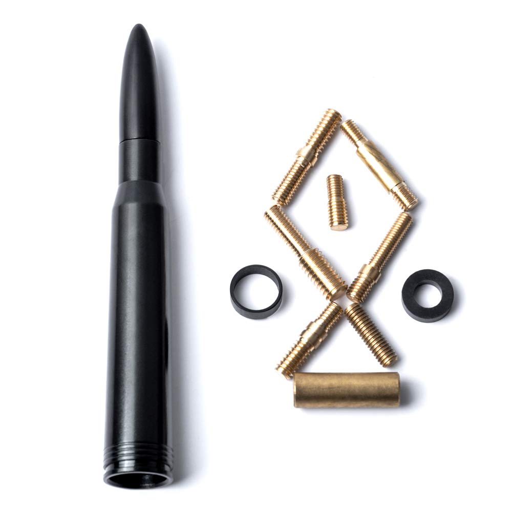 OTUAYAUTO Bullet Antenna for Ford F150 F250 F350 - Anti Theft Thread Locking - Short Replacement Antenna
