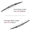 For Nissan Rogue Windshield Wiper Blades - 26"+14" Front Window Wiper - fit 2008-2013 Vehicles - OTUAYAUTO Factory Aftermarket