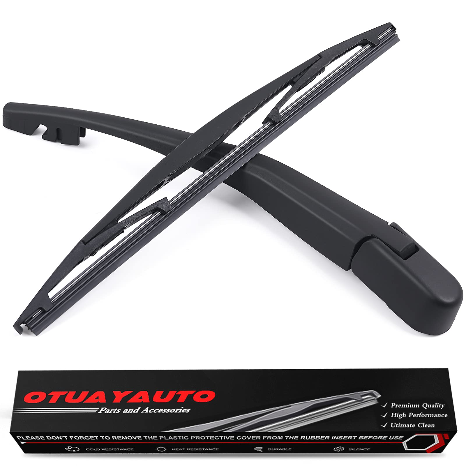 Replacement for Nissan Xterra 2005-2015, Rear Windshield Back Wiper Arm blade Set - OTUAYAUTO Factory OEM Replacement 28781-EA000