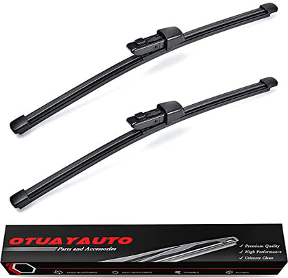 OTUAYAUTO Rear Windshield Wiper Blades - 2 Pieces of 11" Car Back Window Wiper - for VW Golf, Polo, GTI 2010-2018
