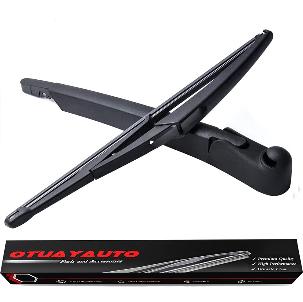 Replacement for Mini Cooper R50 R53 2004 2005 2006 Vehicles, Rear Windshield Back Wiper Arm Blade Set - OTUAYAUTO Factory OEM 61627129279