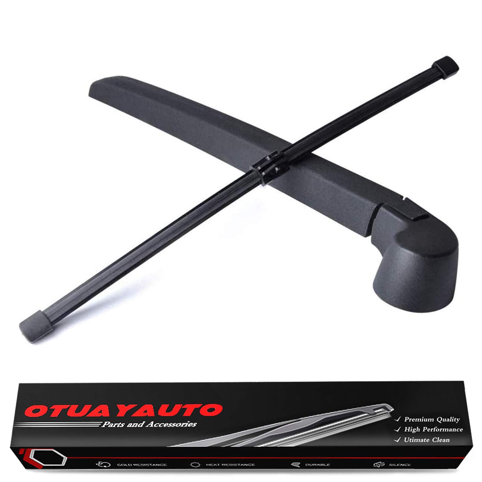 Replacement for Audi Q5 2009-2015 Vehicles, Rear Windshield Back Wiper Arm Blade Set - OTUAYAUTO Factory OEM Replacement 8R09554071P9