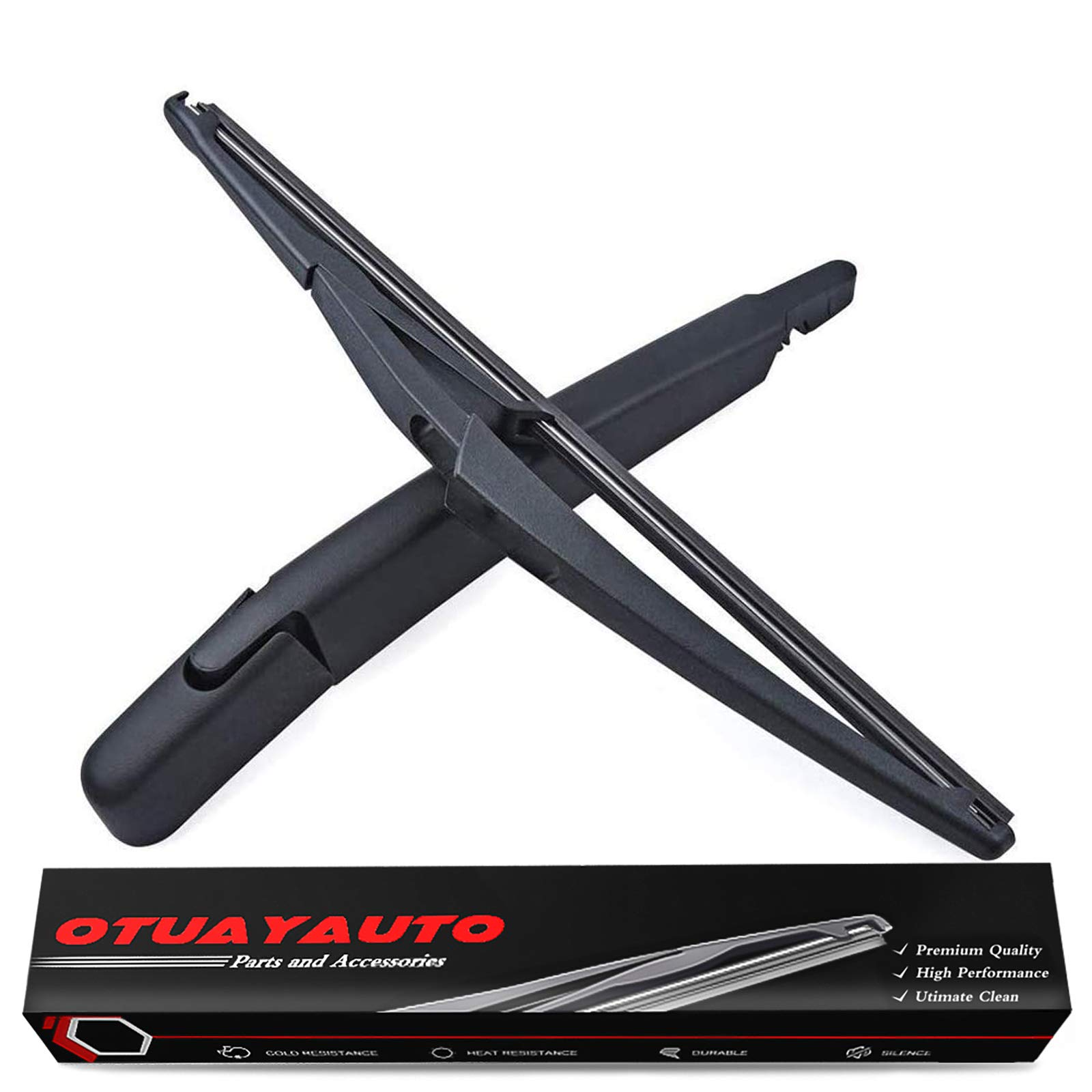 Replacement for Mercedes-Benz ML350 2007-2015, Rear Windshield Wiper Arm Blade Set - Factory OEM Style: A1698201745