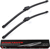 OTUAYAUTO Rear Windshield Wiper Blades - 2 Pieces of 13" Car Back Window Wiper - Replacement for VW Jetta, Replacement for Tiguan, Rabbit, GTI, Touareg