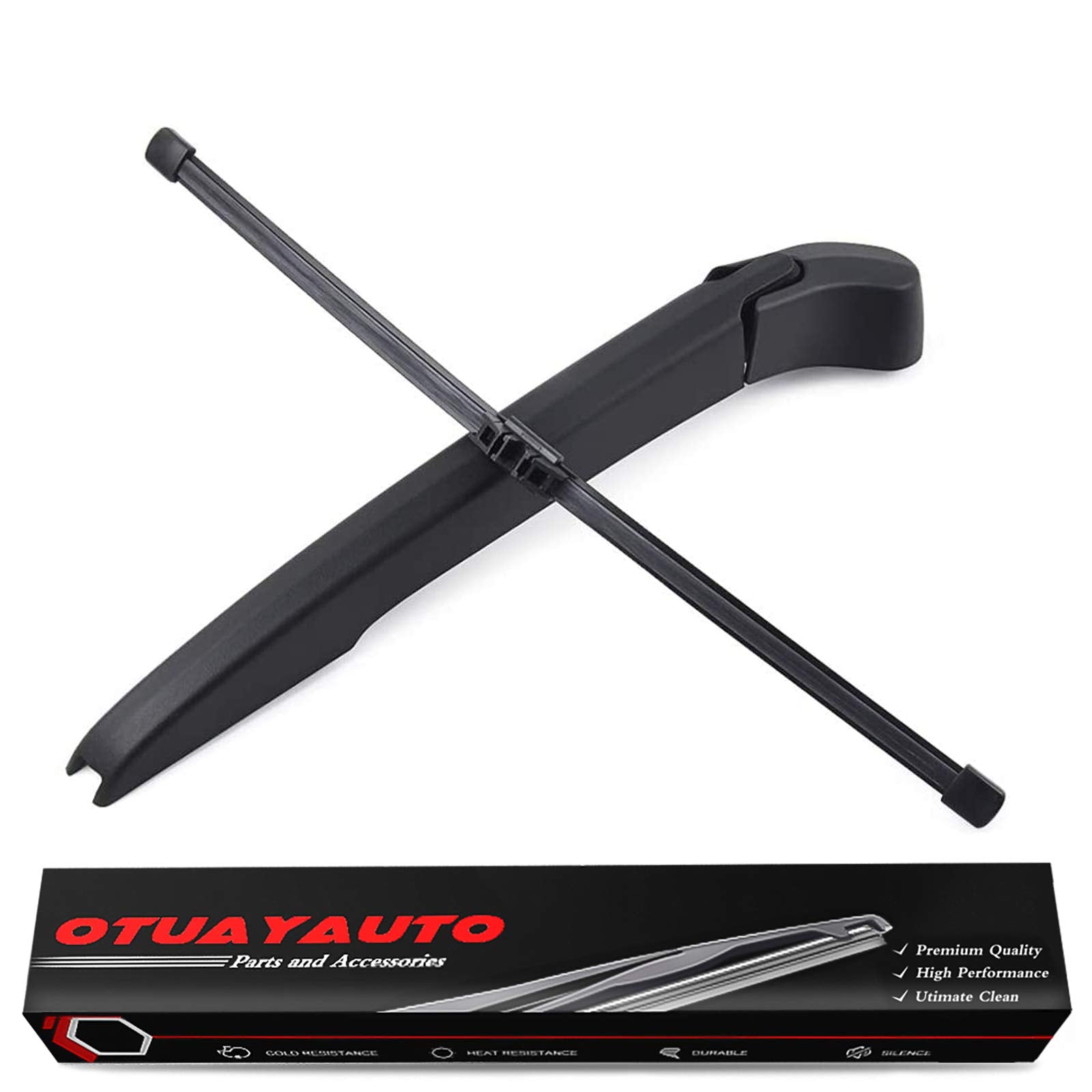 Replacement for BMW X3 F25 2011-2017, Rear Windshield Wiper Arm Blade Set - OTUAYAUTO Factory OEM Style