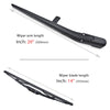OTUAYAUTO Rear Windshield Wiper Arm Blade Set, Replacement for Jeep Liberty 2008-2012 Vehicles - Replacement OEM 68034341AD