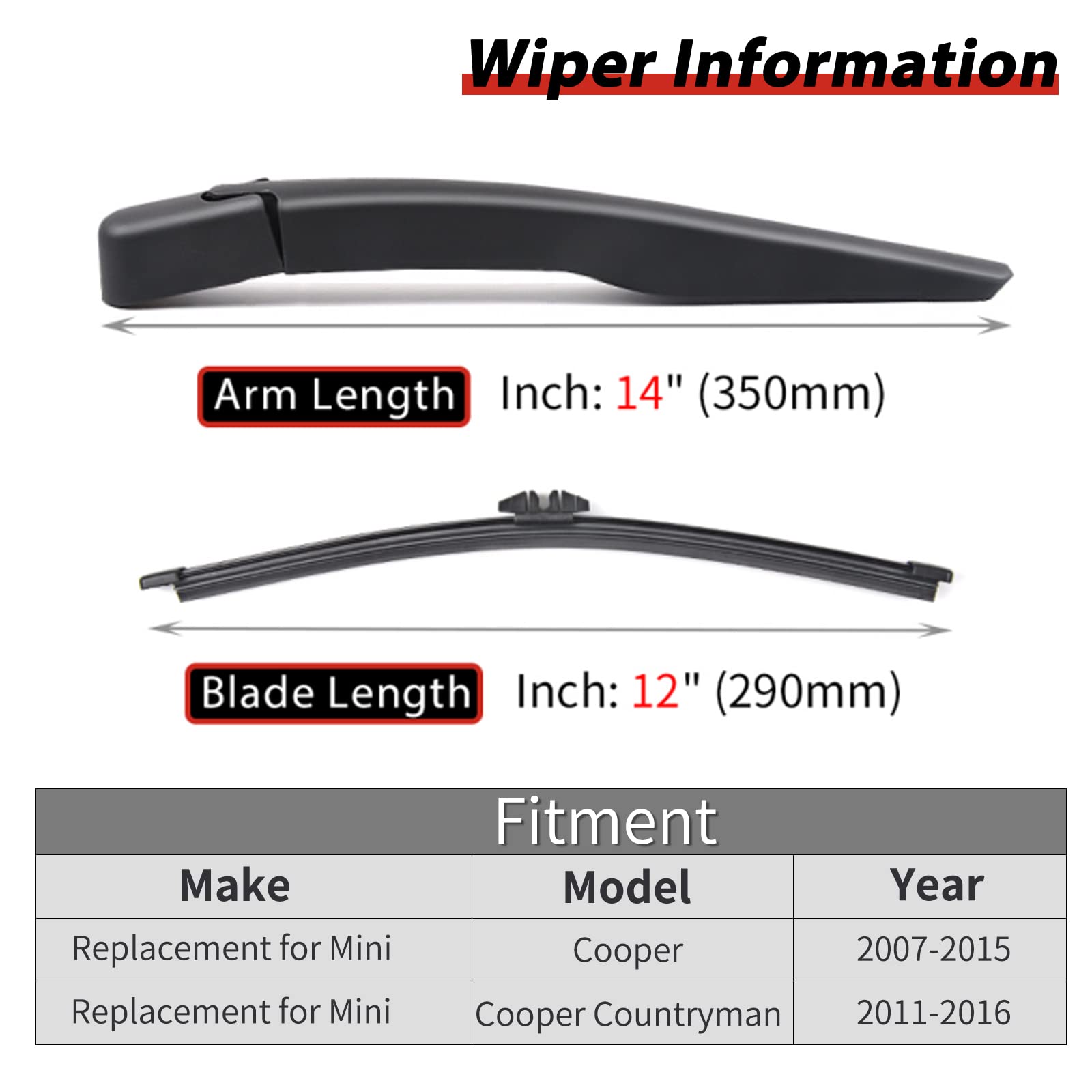 Replacing Wiper Blades on a MINI Cooper 
