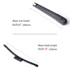 Rear Windshield Wiper Arm Blade Set - Replacement for Hyundai Veloster 2012-2017 - OTUAYAUTO Factory OEM Style 988112V000