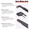 OTUAYAUTO Replacement for VOLVO V70 XC70 2004 2005 2006 2007 Rear Windshield Wiper Arm and Blade Kit OE:8662751 30753767