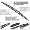 Replacement for Dodge Ram 1500, 2500, 3500, 4500 Windshield Wiper Blades - 24"+24" Front Window Wiper - fit 2002-2008 Vehicles - OTUAYAUTO Factory AftermarketAUTO Factory Aftermarket