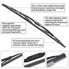 Replacement for Kia Sorento Windshield Wiper Blades - 24"+20" Front Window Wiper - fit 2010-2015 Vehicles - OTUAYAUTO Factory Aftermarket