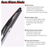 Replacement for Genuine GMC Acadia, Saturn Outlook 2007-2012, Rear Windshield Wiper Arm Blade Set - OTUAYAUTO Factory OEM Style 15276248