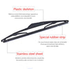 Replacement for Mini Cooper S R50 R53 2001-2004 Vehicles, Rear Windshield Back Wiper Arm Blade Set - OTUAYAUTO Factory OEM 61627079943