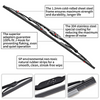 Replacement for Ford Mustang Windshield Wiper Blades - 22"+20" Front Window Wiper - fit 2005-2009 Vehicles - OTUAYAUTO Factory Aftermarket