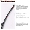 Compatible with AUDI Q7 2015-2018, Rear Windshield Back Wiper Arm blade Set - OTUAYAUTO Factory OEM Replacement 8R0955407