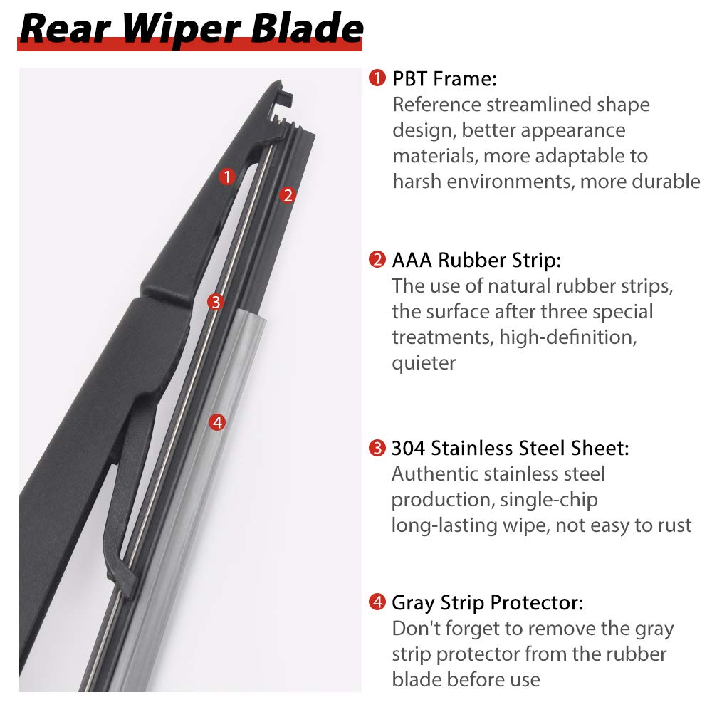 PECUNIA Windshield Wiper For Jeep Grand Cherokee Limited 4X4 Price In - Foto 3