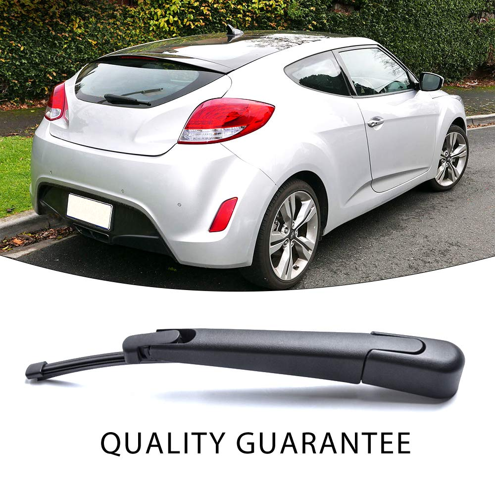 Rear Windshield Wiper Arm Blade Set - Replacement for Hyundai Veloster 2012-2017 - OTUAYAUTO Factory OEM Style 988112V000
