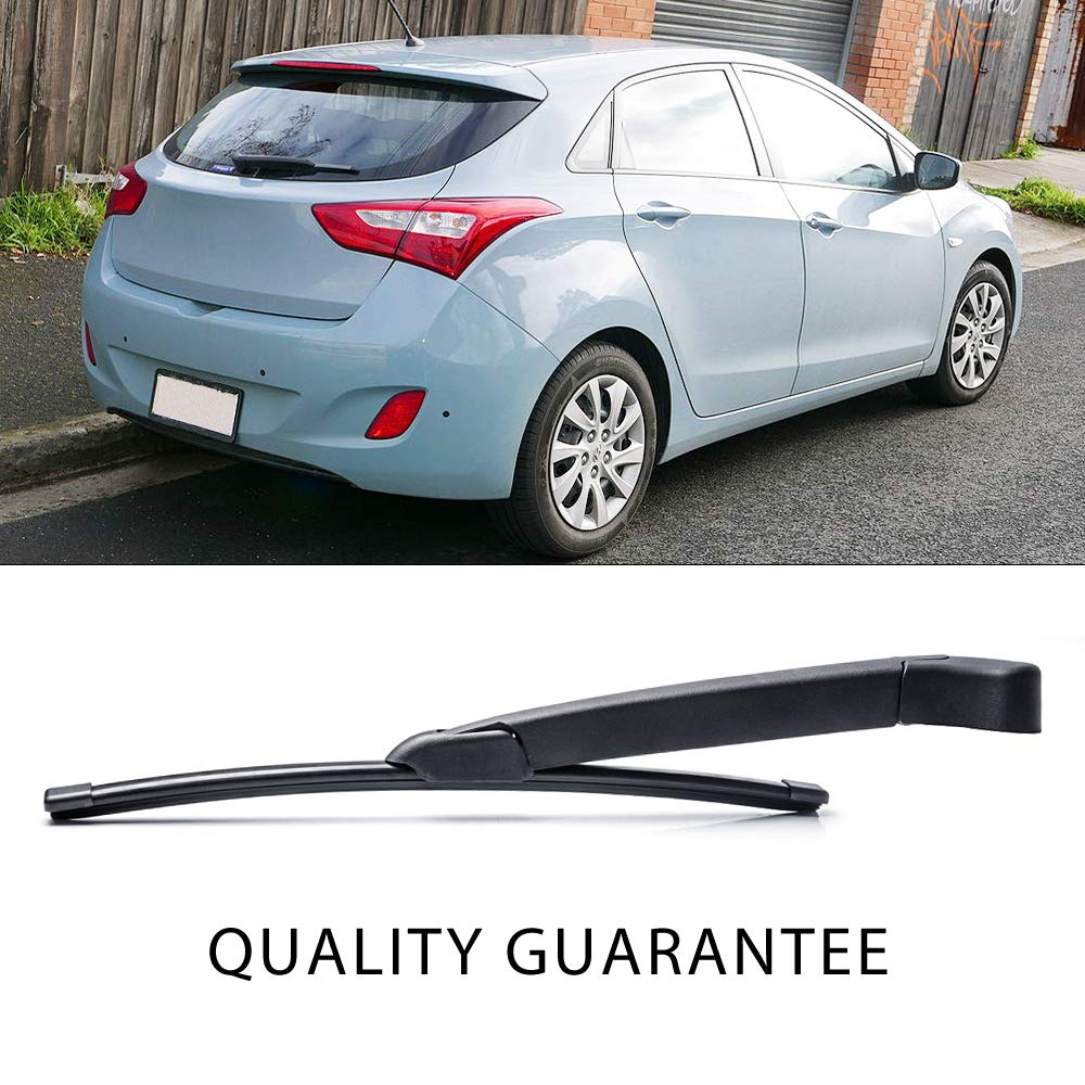 Replacement for Hyundai Elantra GT, I30 2012-2017 Vehicles, Rear Windshield Back Wiper Arm Blade Set - OTUAYAUTO Factory OEM Replacement 98811A5000