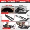Replacement for 2008-2013 Toyota Highlander / RAV4 / Matrix - OTUAYAUTO Rear Windshield Back Wiper Arm Blade Set, 8524142070