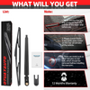 Rear Wiper Blade and Arm Set for Hyundai Santa Fe 2006-2012