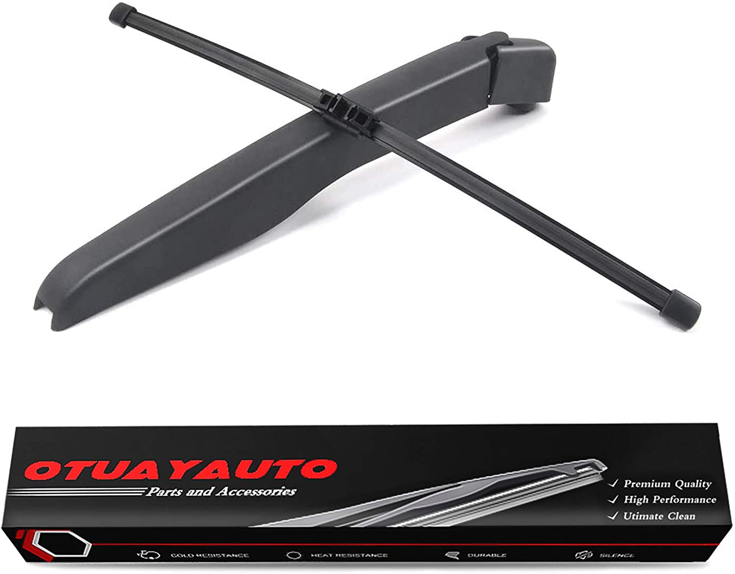 OTUAYAUTO Replacement for Ford Escape 2013-2018 Rear Windshield Back Wiper Arm Blade Set OEM BB5Z17526-C