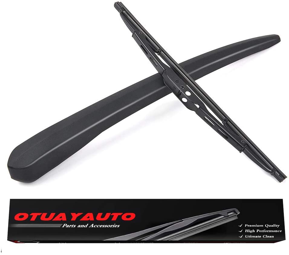OTUAYAUTO 22759638 Rear Windshield Wiper Arm Blade Set - Replacement for 2012-2017 Chevrolet Equinox